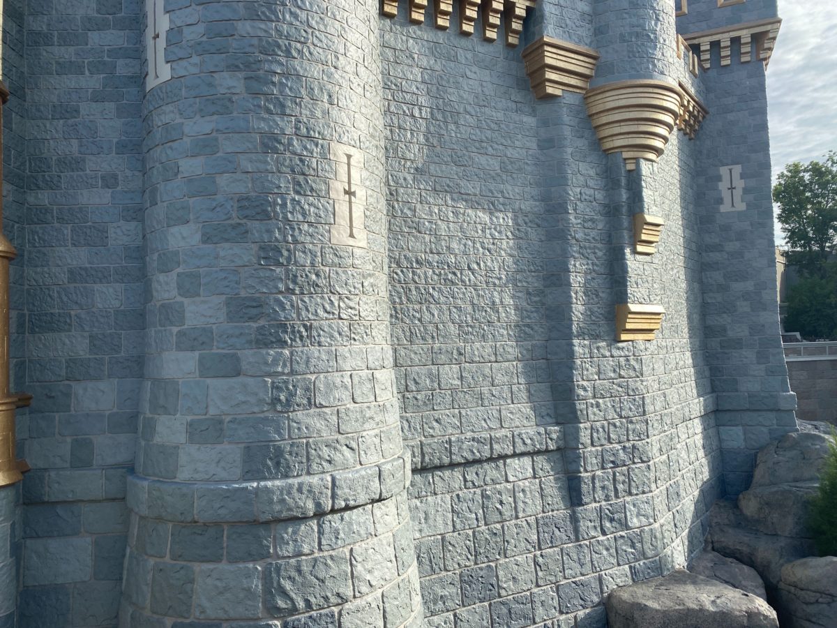 cinderella castle repainting update july 28 2020 10