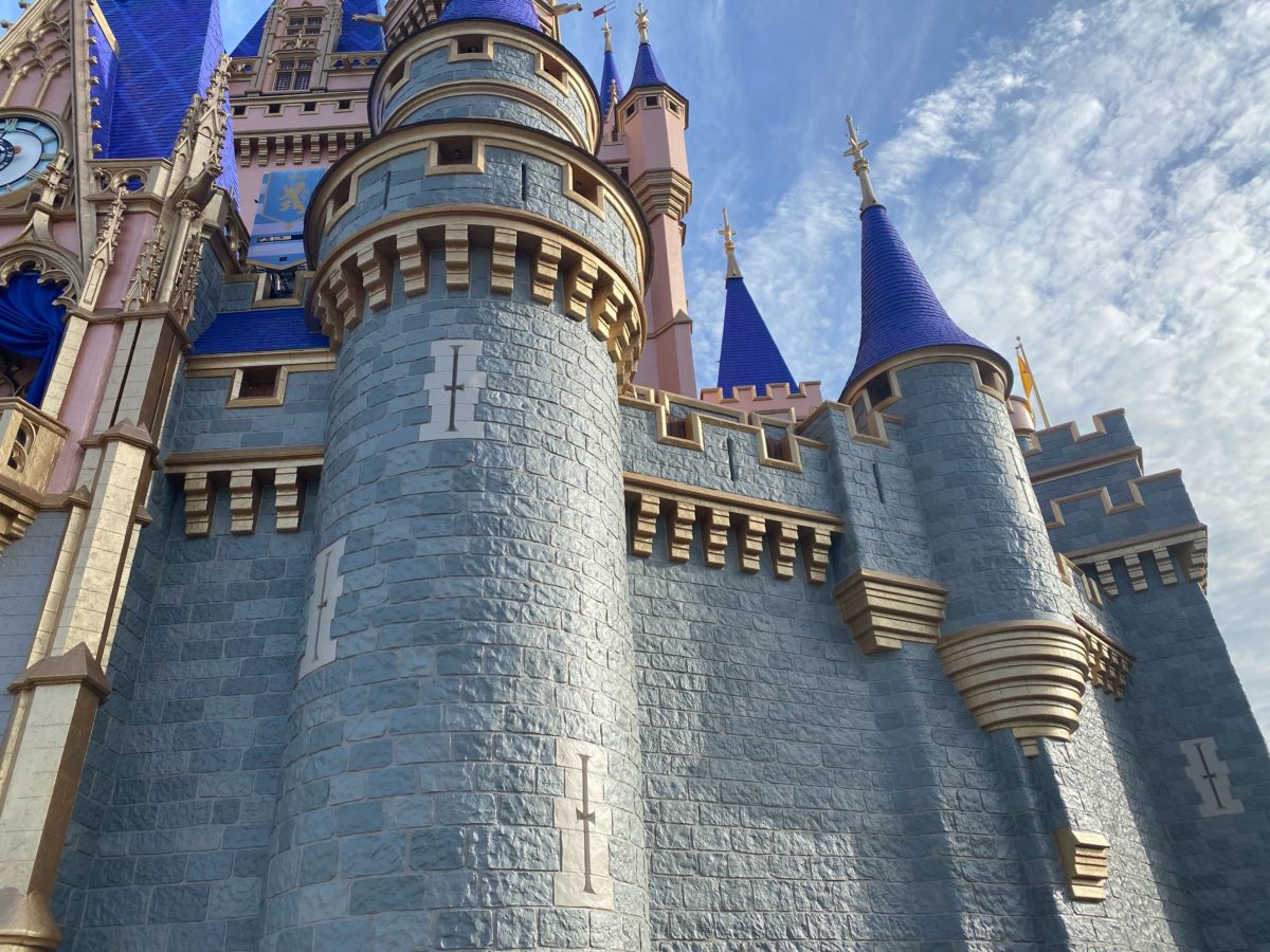cinderella castle repainting update july 28 2020 11