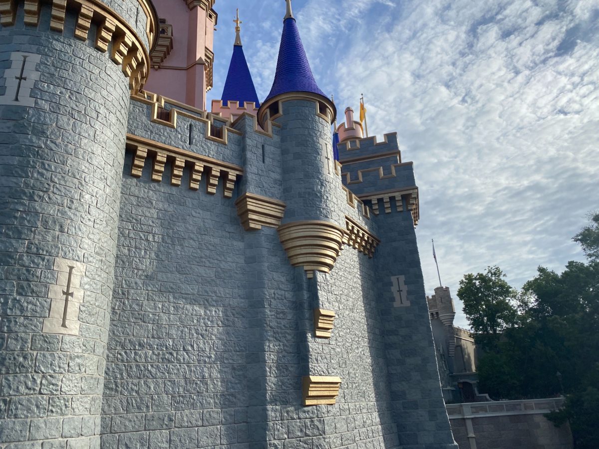 cinderella castle repainting update july 28 2020 14
