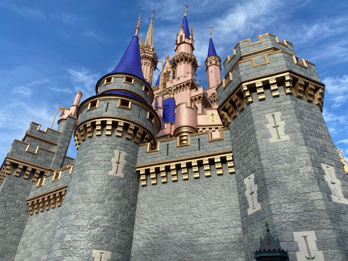 cinderella castle repainting update july 28 2020 17