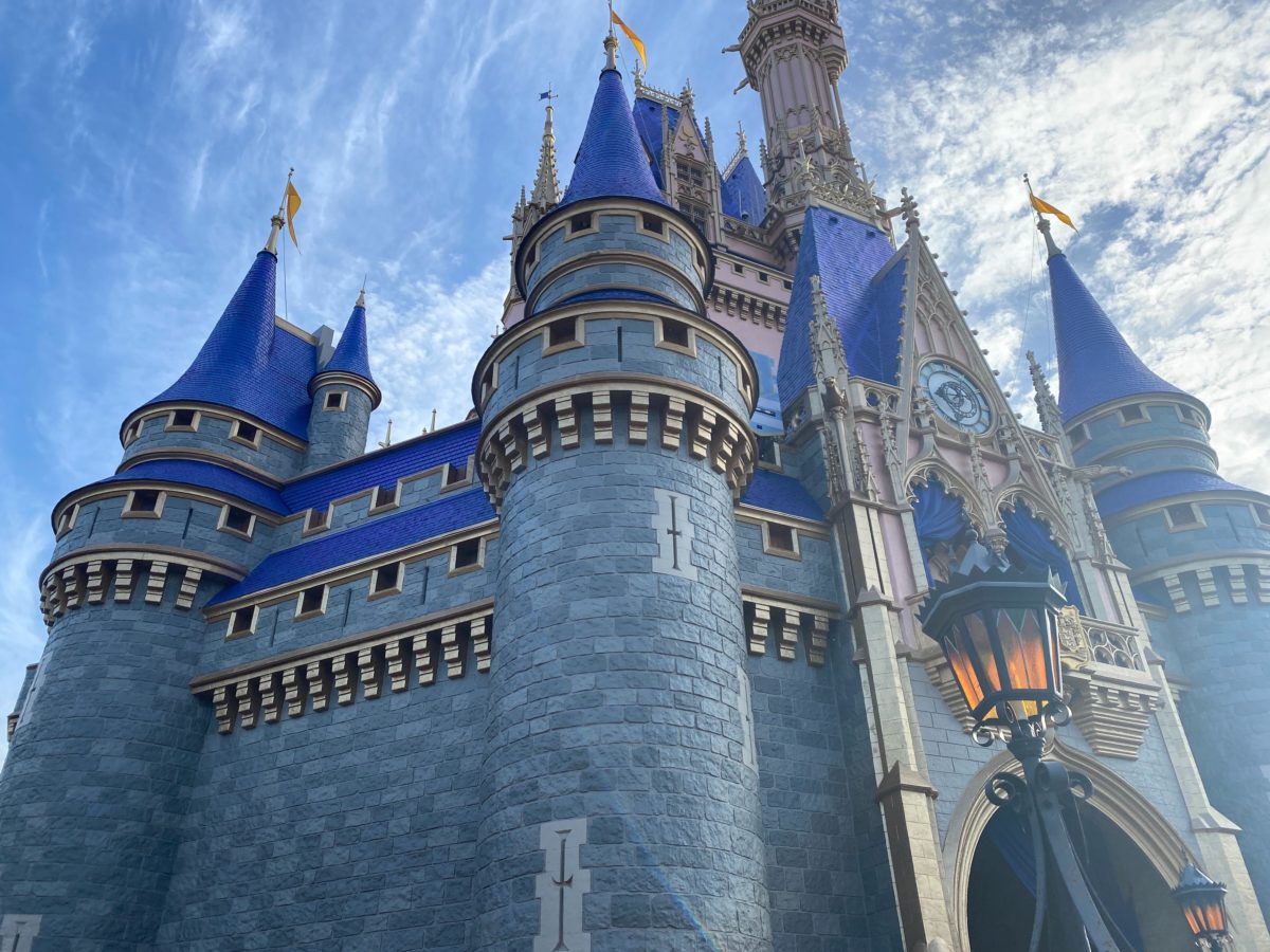 cinderella castle repainting update july 28 2020 7