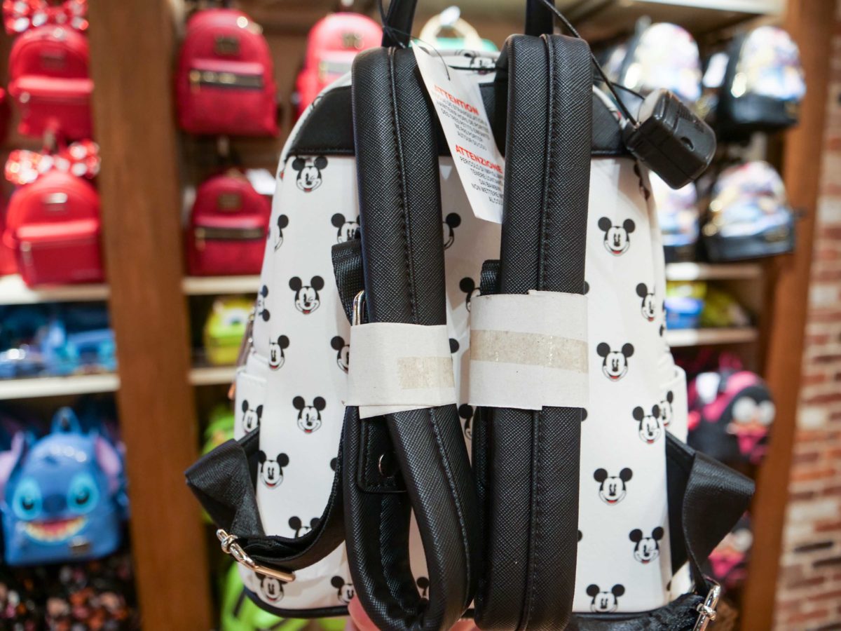 black white loungefly backpack mickey