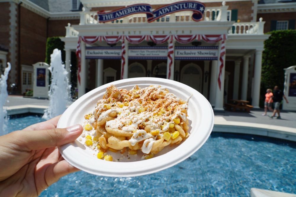 corn funnel cake epcot taste fest