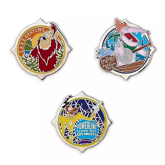 d23 a goofy movie 25th anniversary on the open roadshow pin set shopdisney 1