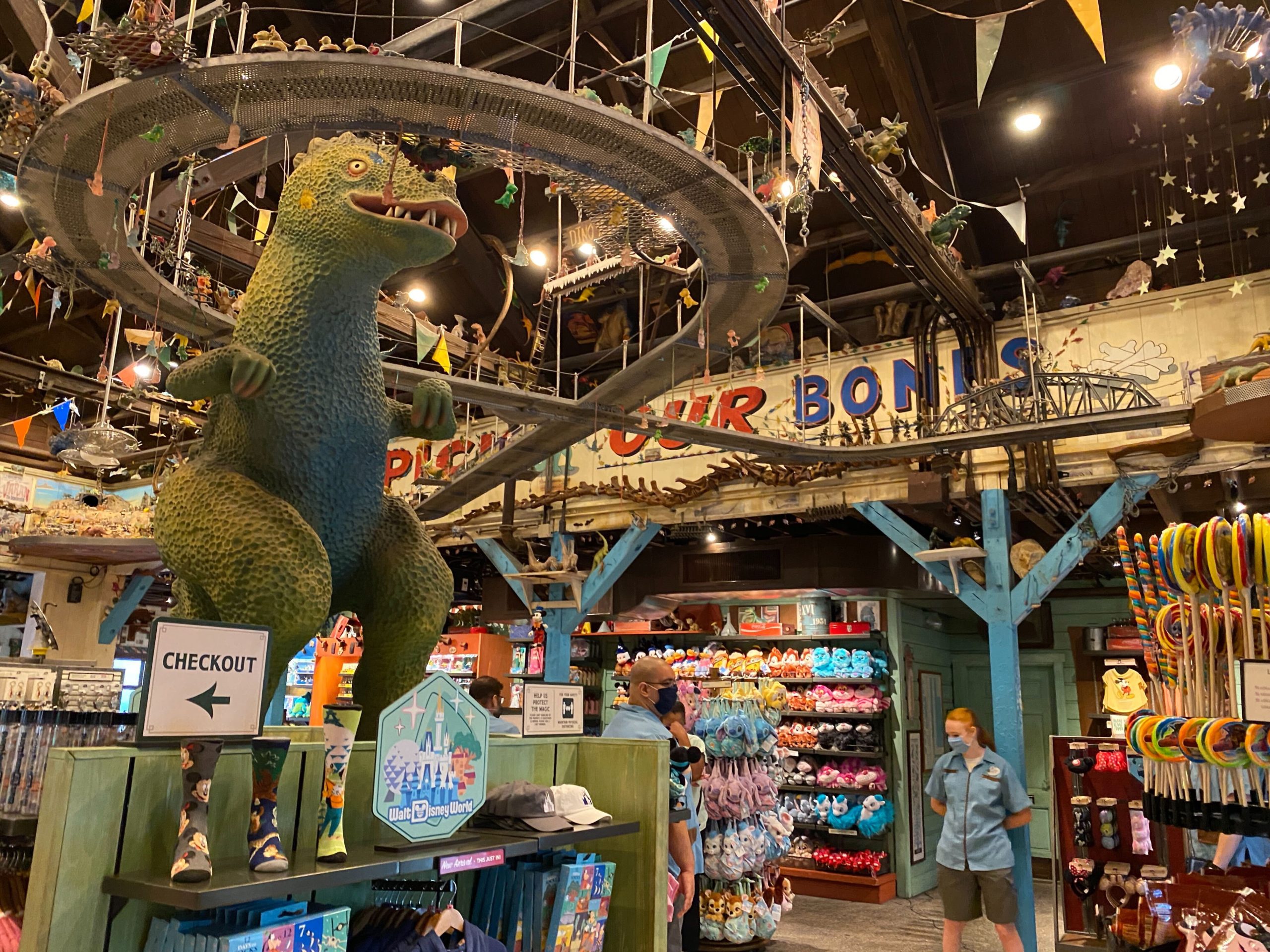 build a dino store