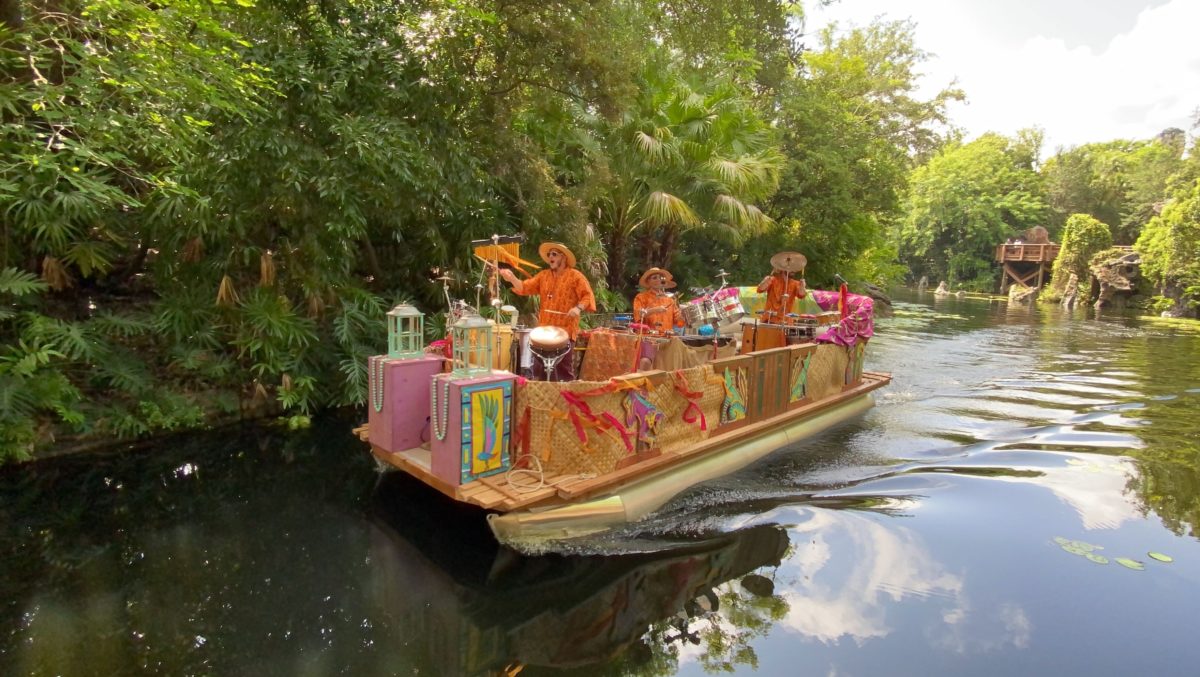 PHOTOS, VIDEO: Discovery Island Drummers Make Socially Distant Appearance  on River Boats at Disney's Animal Kingdom - WDW News Today