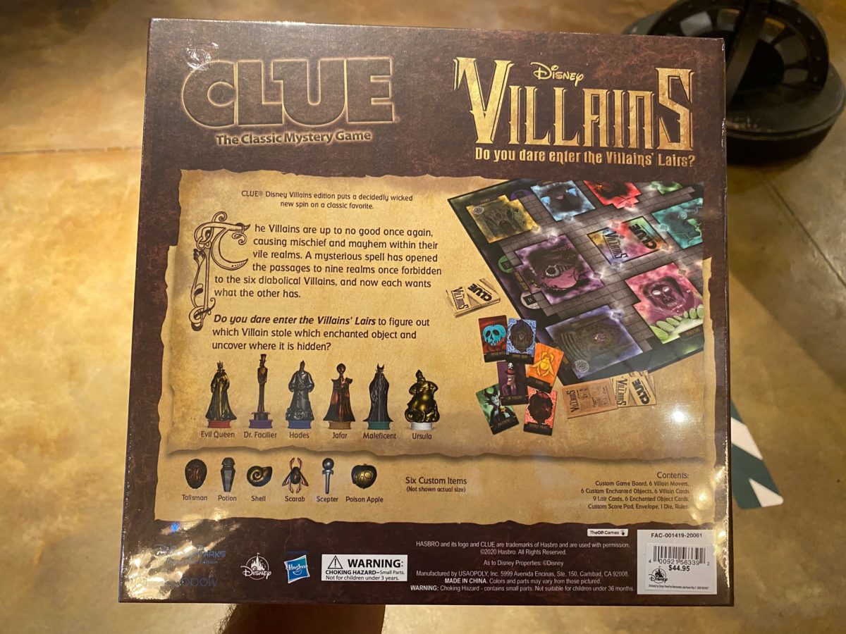 PHOTOS: Solve a Sinister Mystery with Disney Villains Clue Now