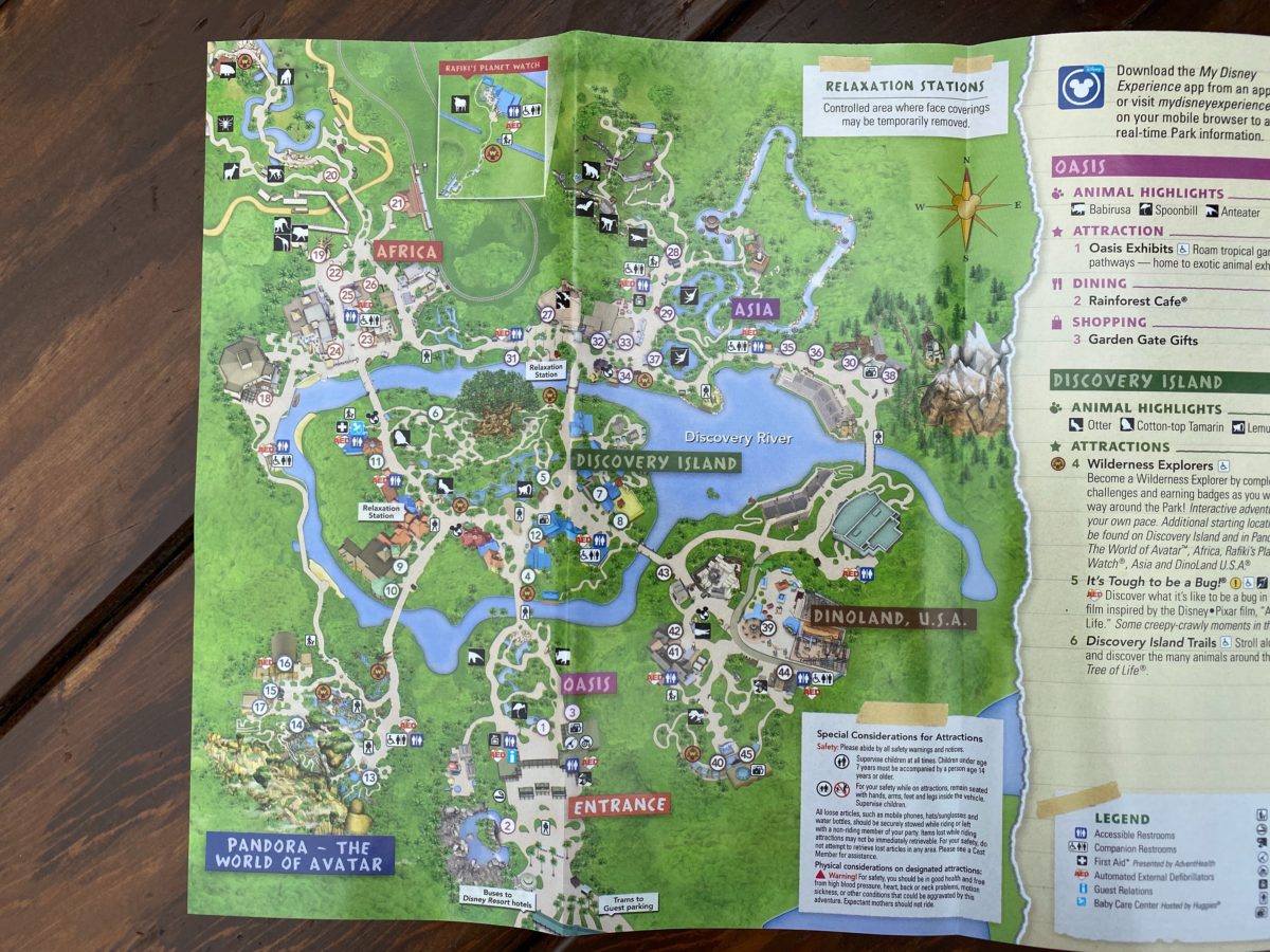 disneys animal kingdom map primeval whirl missing 5