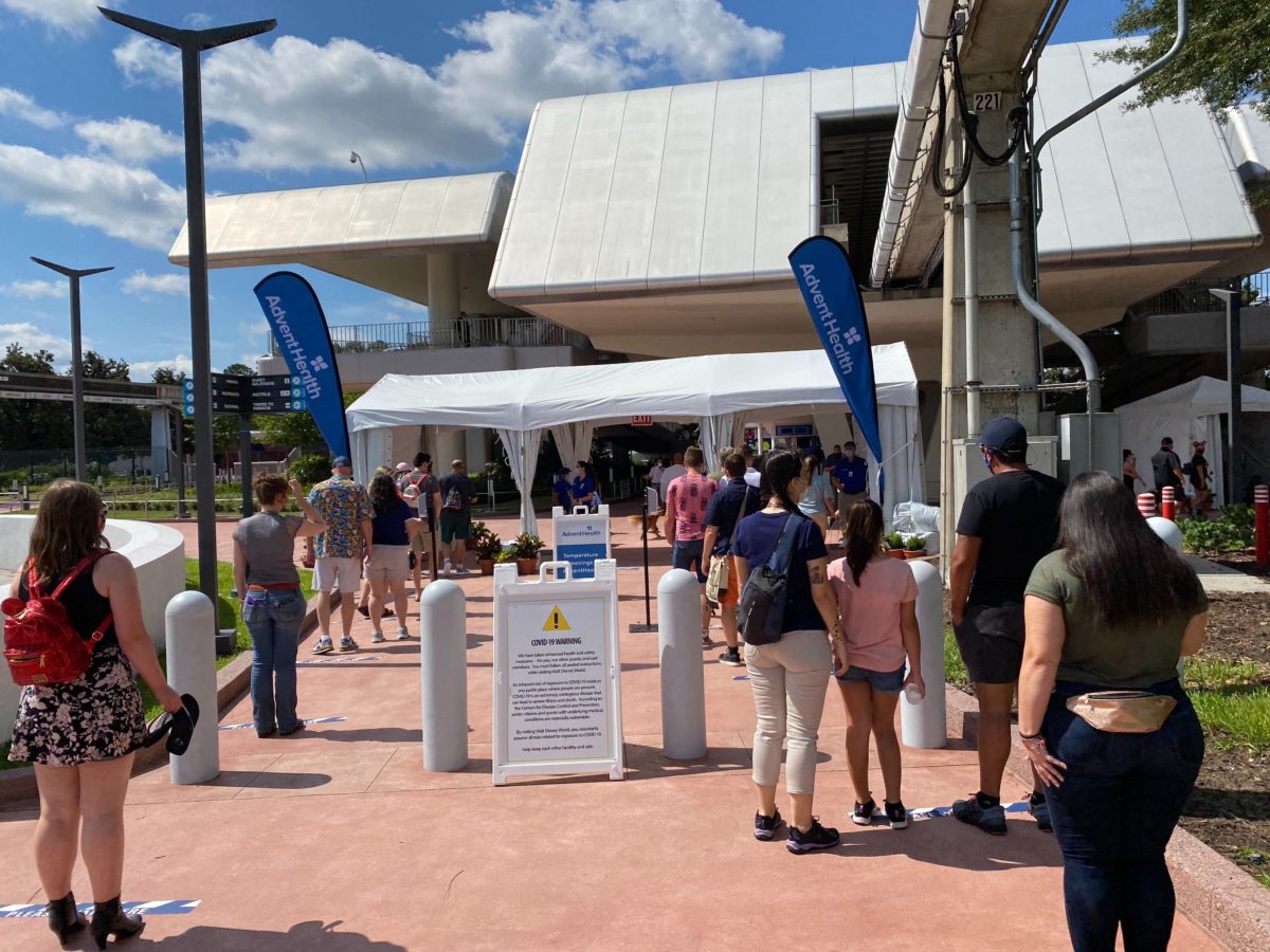 epcot arrival experience temperature screening 16