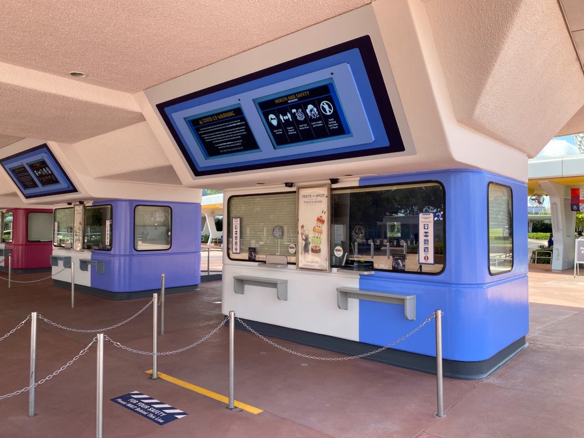 PHOTOS EPCOT Ticket Booths Get a New Rainbow Color Scheme for Park Re