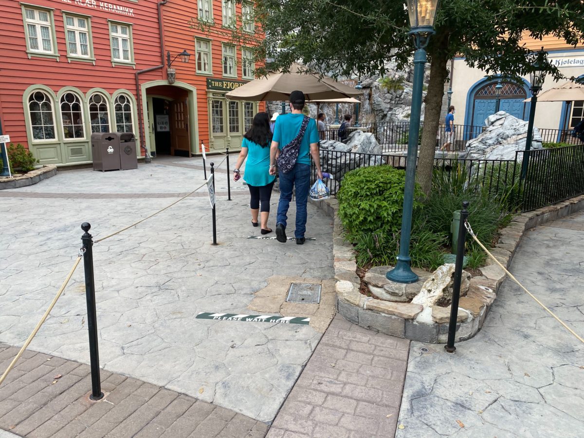 frozen ever after queue line epcot