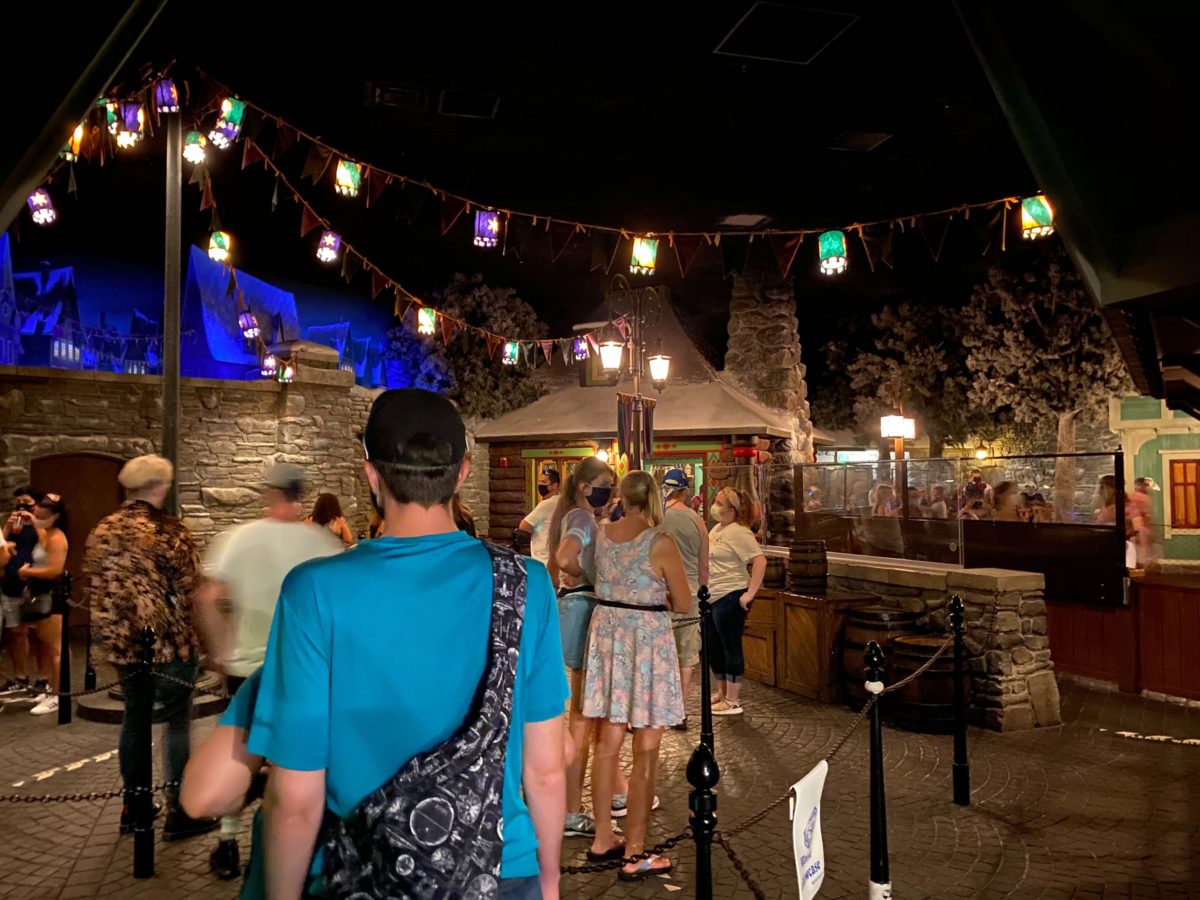 frozen ever after queue line epcot