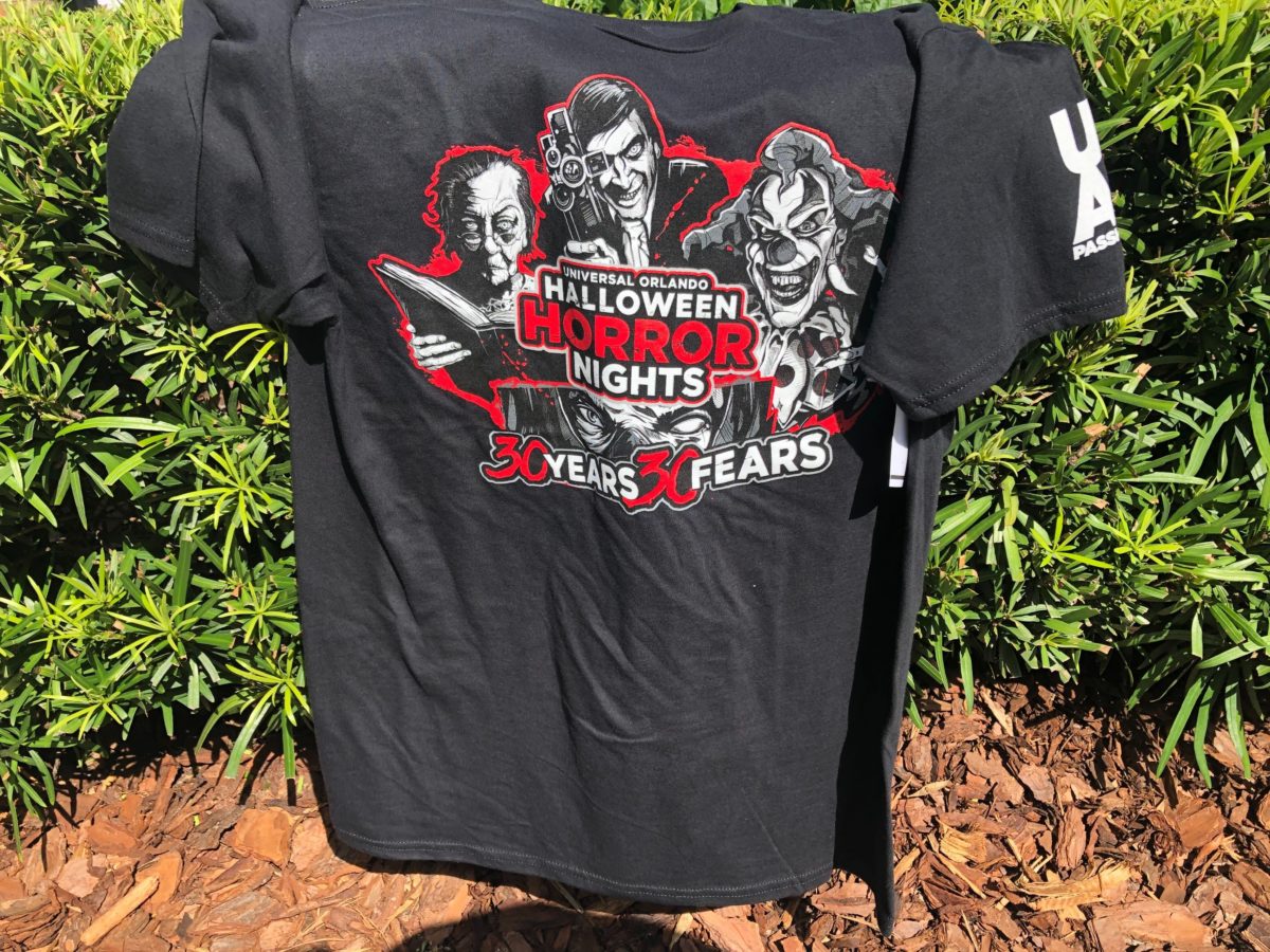 halloween horror nights 30 years 30 fears universal orlando passholder t shirt universal studios florida 2