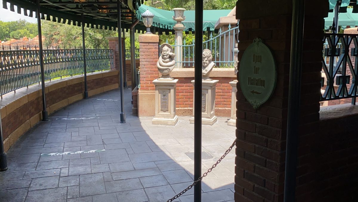 haunted mansion reopening stretching room july 7 7