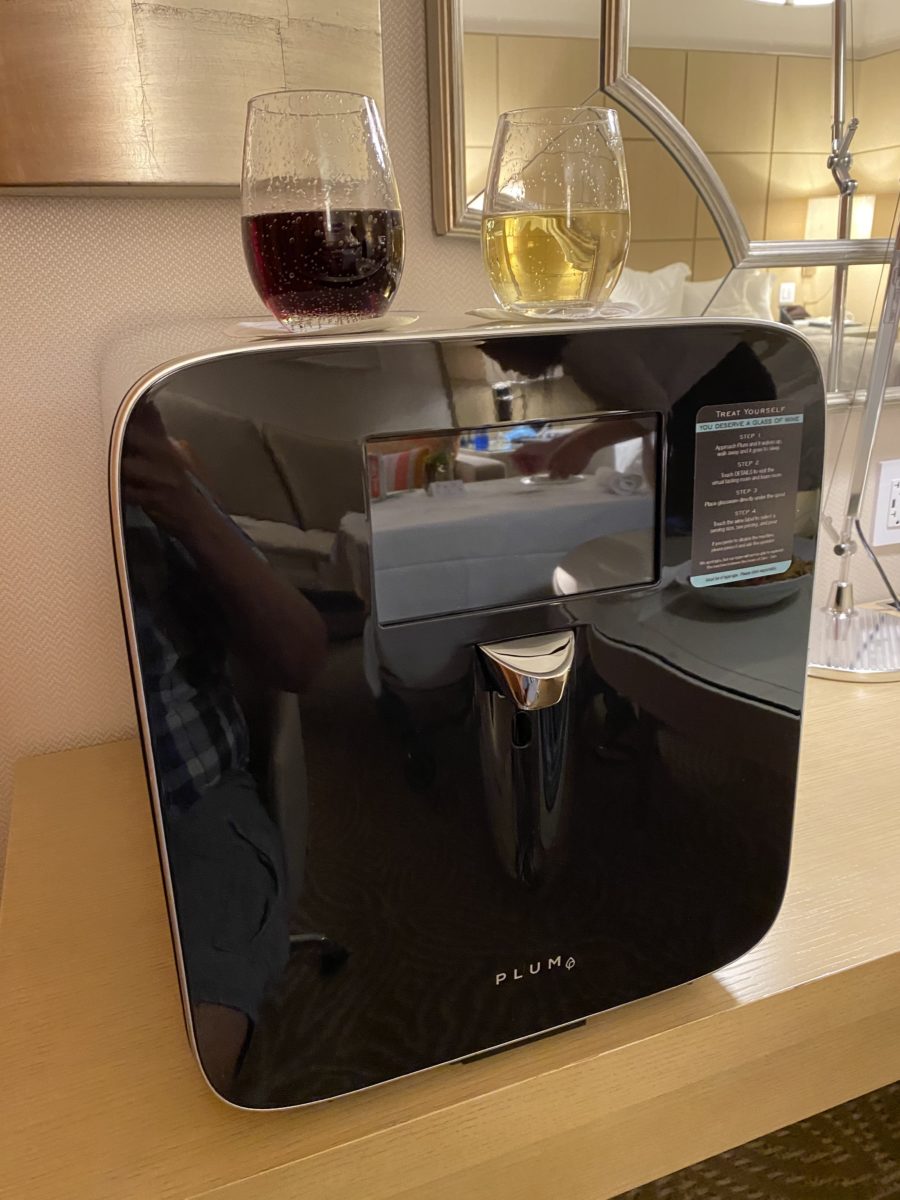 In-Room Hotel Wine Machine at Four Seasons Resort Orlando