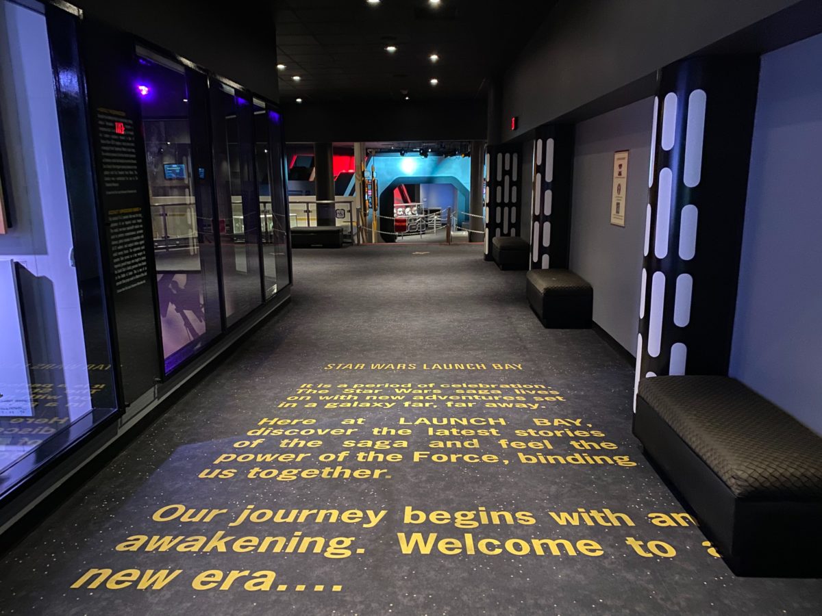 launch bay relaxation station hollywood studios