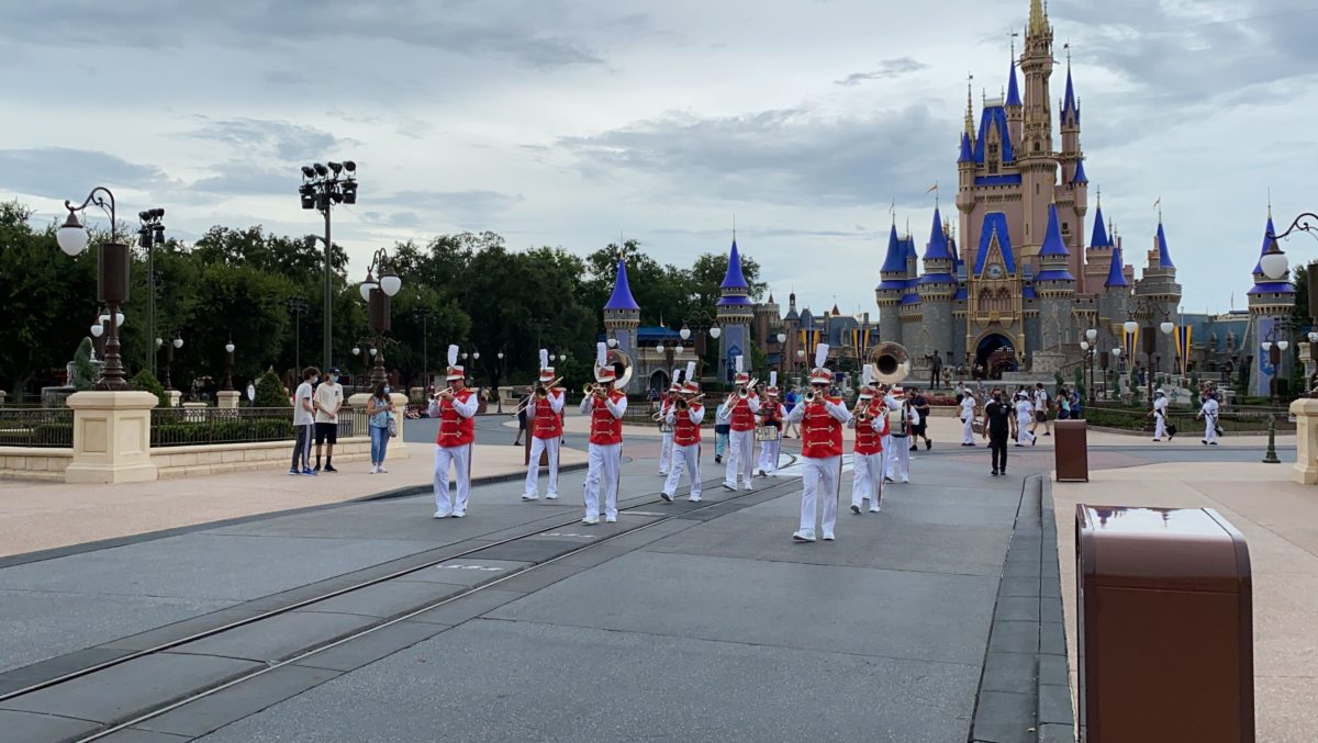 main street philharmonic marching band magic kingdom reopening 3