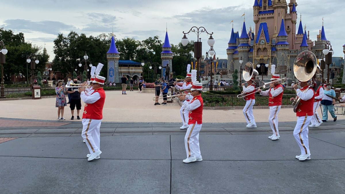 main street philharmonic marching band magic kingdom reopening 4