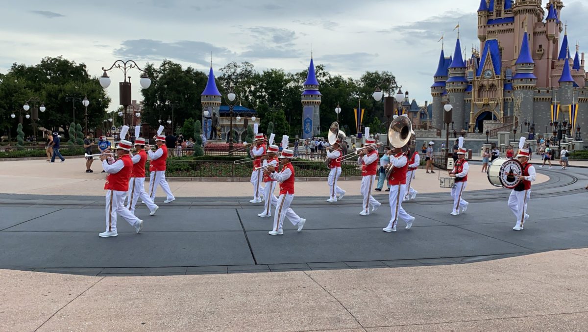 main street philharmonic marching band magic kingdom reopening 6