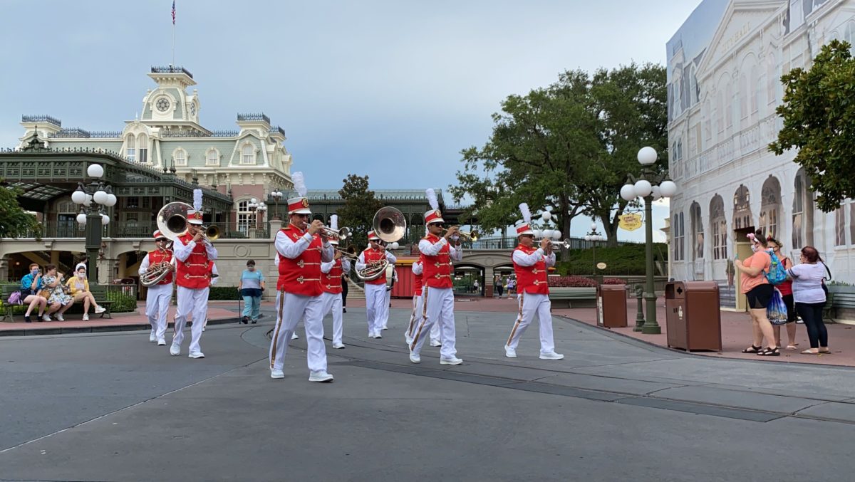 main street philharmonic marching band magic kingdom reopening 7