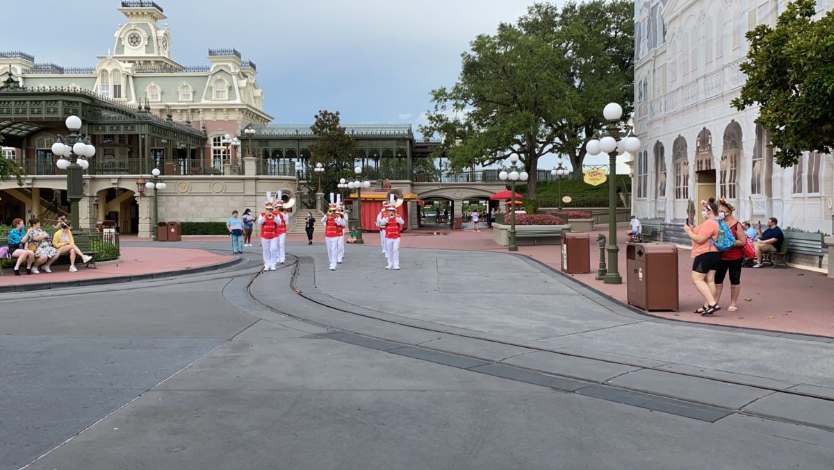 main street philharmonic marching band magic kingdom reopening 8