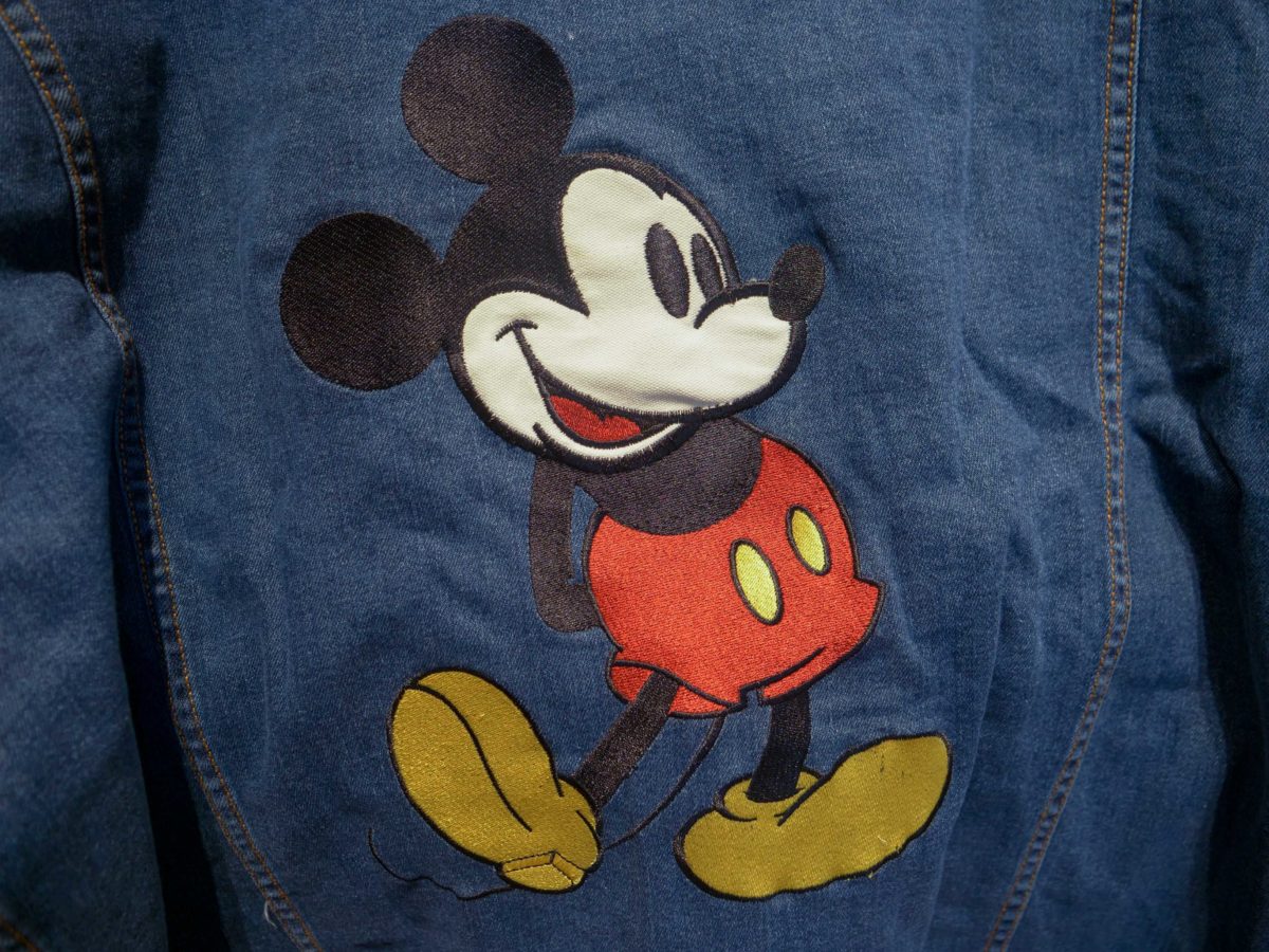 PHOTOS: New Mickey Mouse Embroidered Jean Jacket Arrives at Disney ...