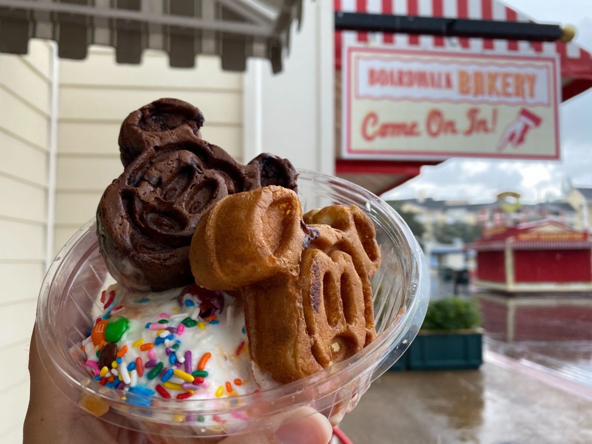 YUM! There's A New Ice Cream Flavor For The Mickey Waffle Sundae