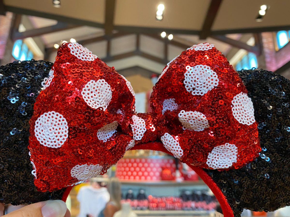 PHOTOS: New Classic Sequin Minnie Mouse Ears Sparkle at Disney Springs -  WDW News Today