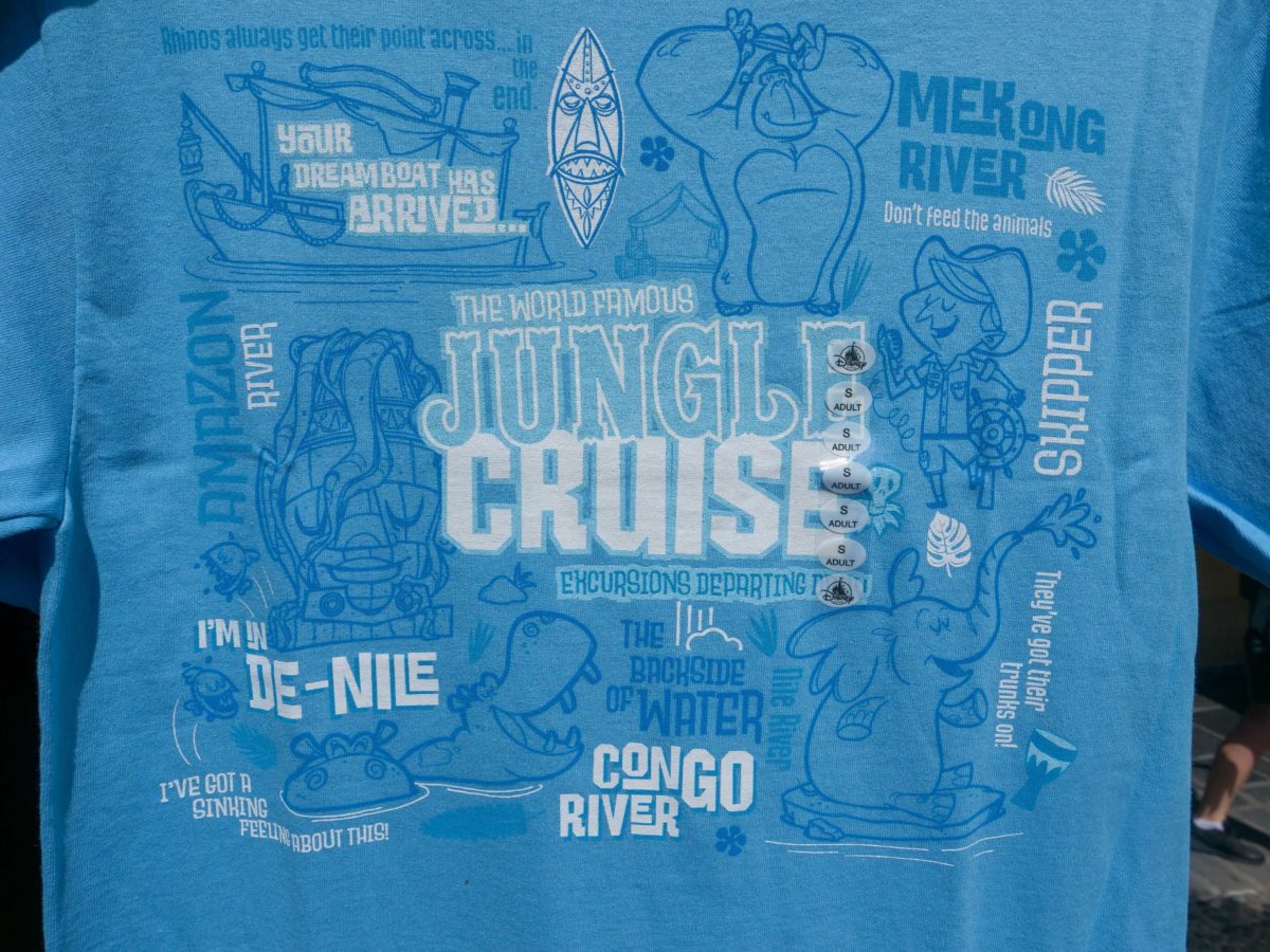 NEW Jungle Cruise T-Shirt Sails In To Walt Disney World - WDW News