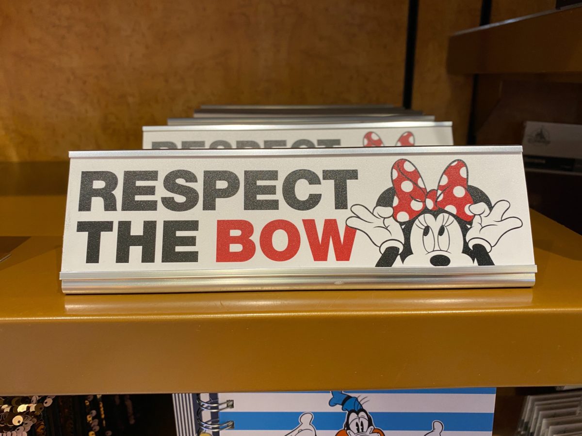 Respect the Bow name plate - $12.99