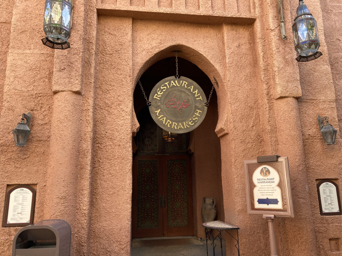 Restaurant Marrakesh in the Morocco Pavilion at EPCOT Files for $1-2