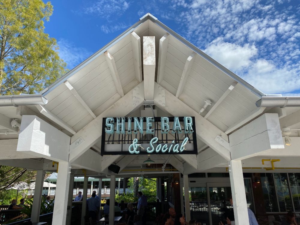 shine bar and social at disney springs