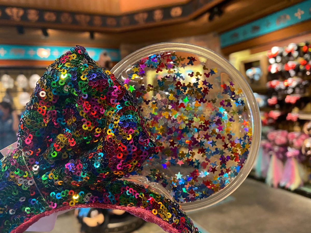 Rainbow Confetti Sequin Mickey Ear Headband - $29.99