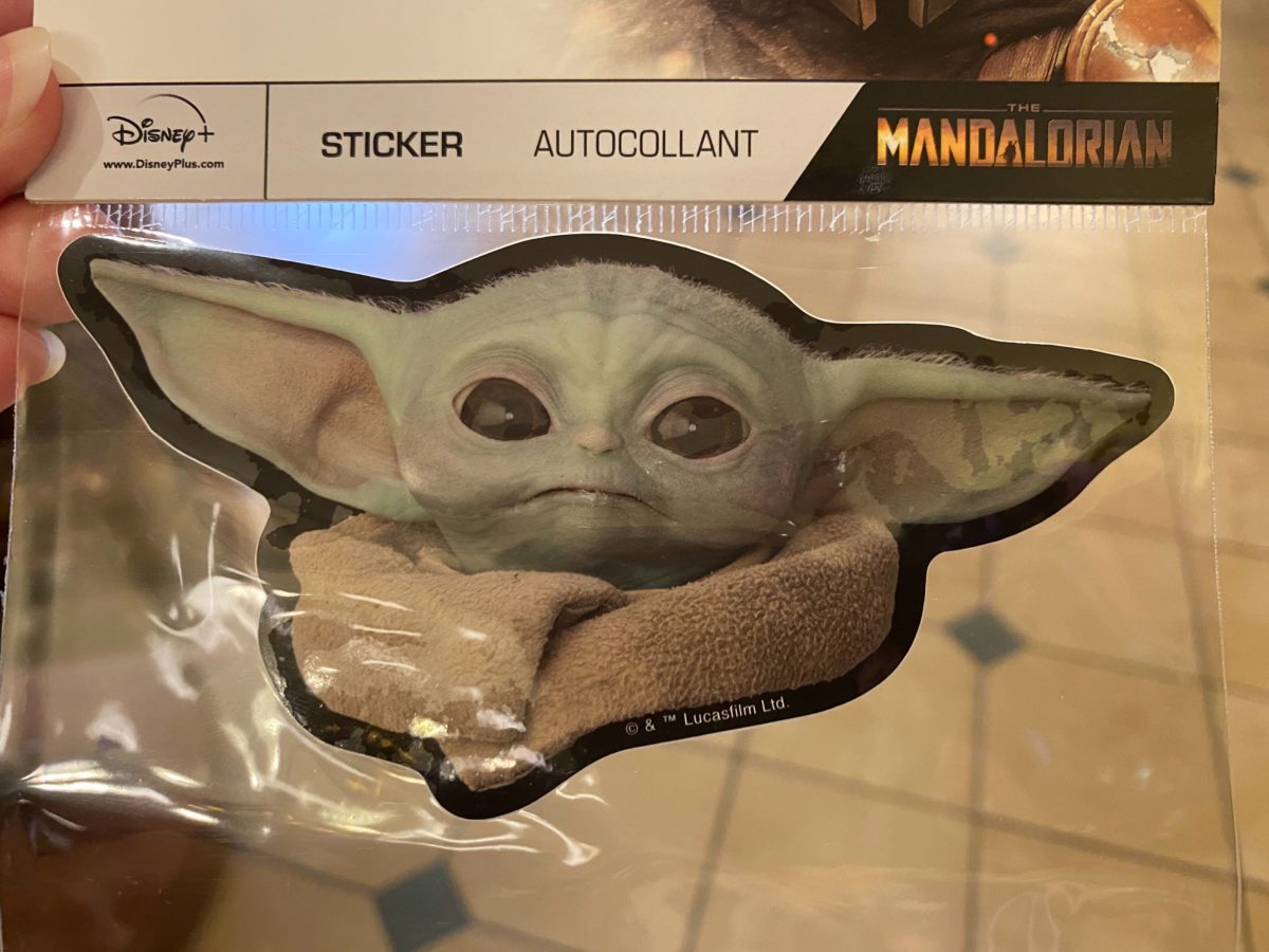 Baby Yoda Trying to Reach Stuff Sticker - Sticker Mania