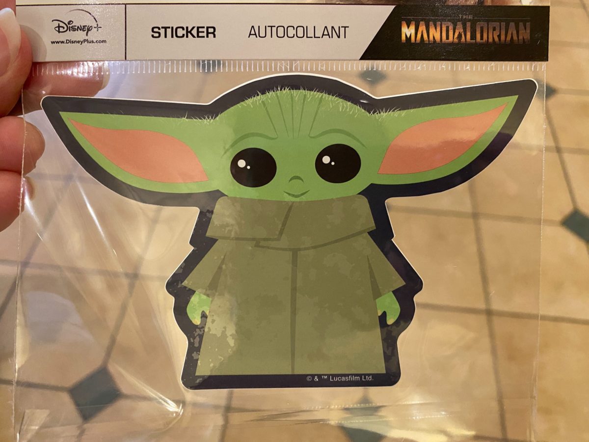 Baby Yoda Trying to Reach Stuff Sticker - Sticker Mania