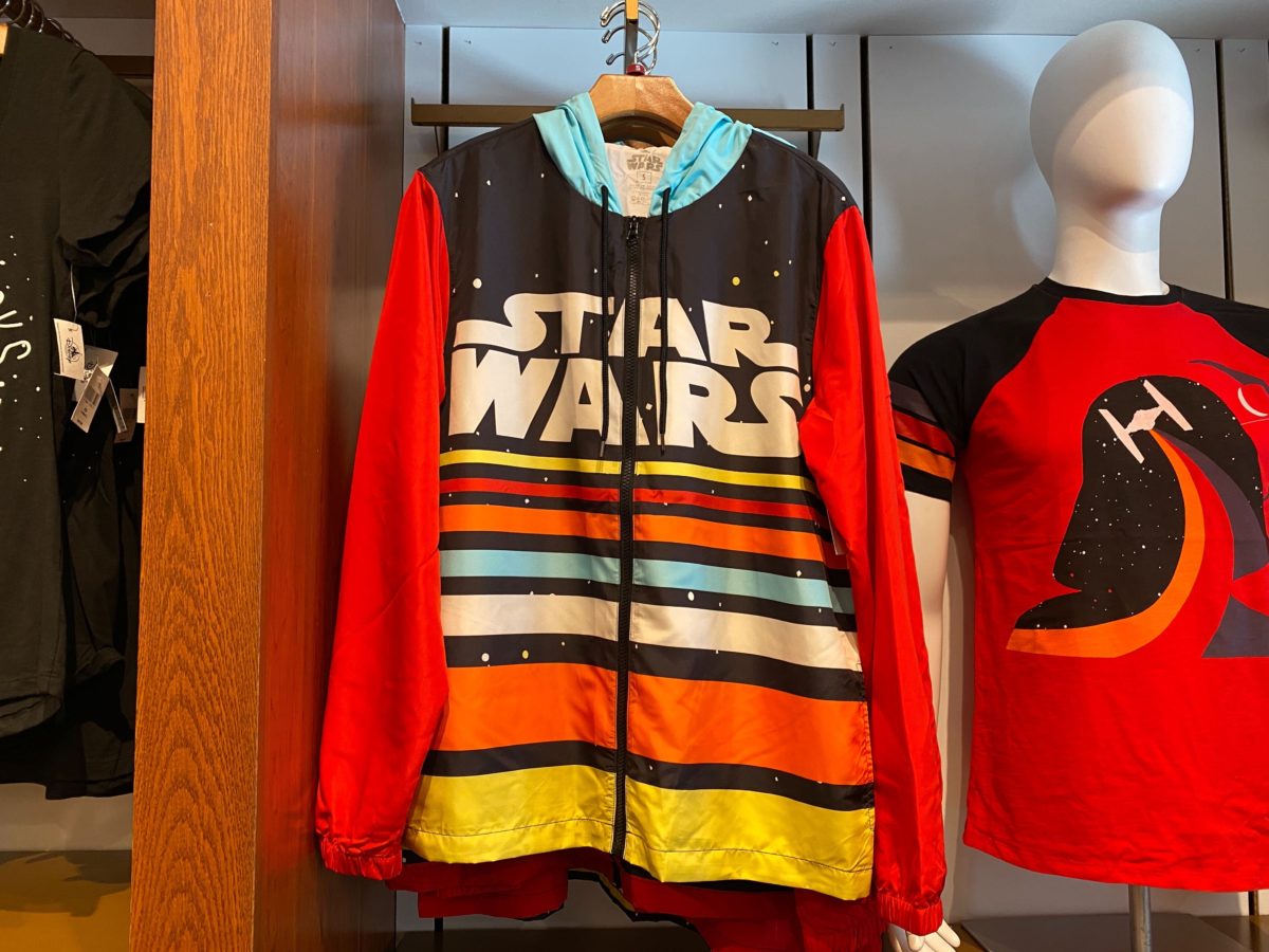 New Rainbow Watercolor Windbreaker Arrives at Disney Springs 