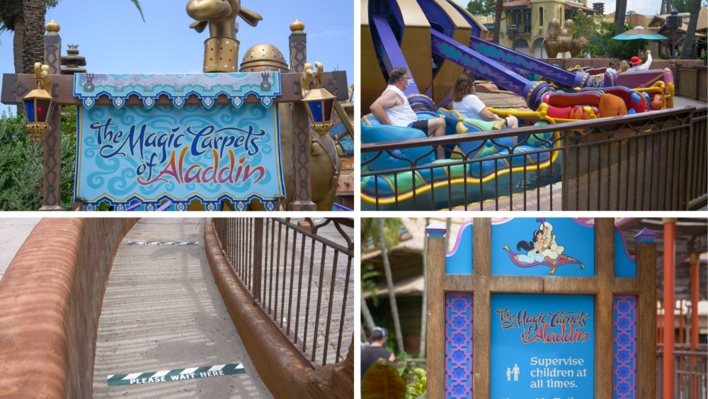 Photos The Magic Carpets Of Aladdin Take Flight Again With New Safety Measures And A Spitting Camel At The Magic Kingdom Disney By Mark