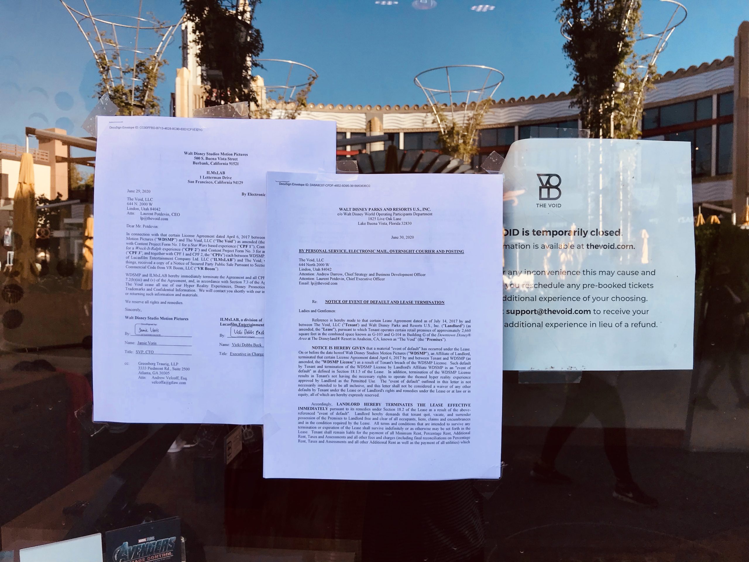 The Void at Downtown Disney District Permanently Shut Down Due to License Agreement Breach; Disney Springs Location Potentially Affected - wdwnt.com