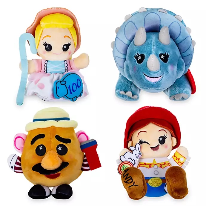 toy story mania wishables shopdisney bo peep trixie mr. potato head jessie 1