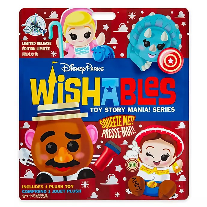 toy story mania wishables shopdisney bo peep trixie mr. potato head jessie 3