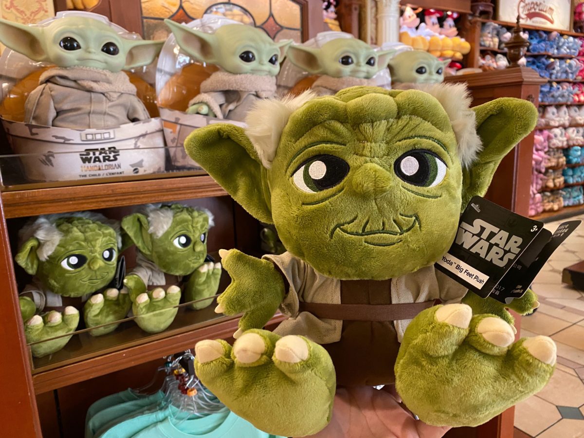 yoda big feet plush