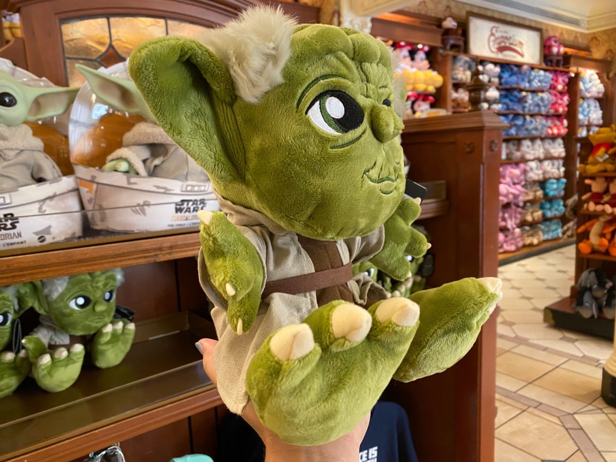 yoda big feet plush