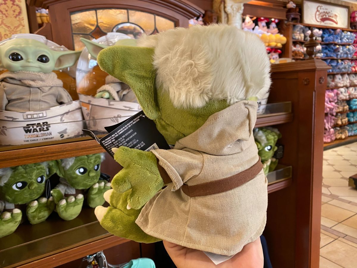 yoda big feet plush